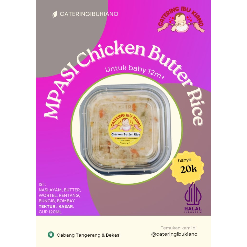 

Chicken Butter Rice Mpasi Bayi Frozen Bekasi