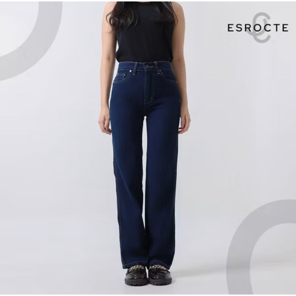[PRELOVED] esrocte naia jeans navy retro