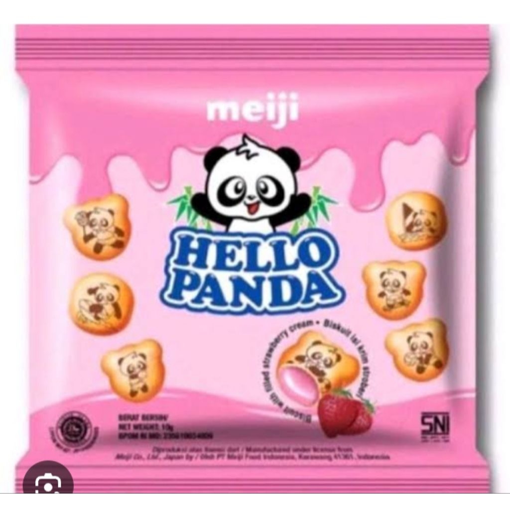 

biskuit hello panda strawberry (1rncng/10pcs)