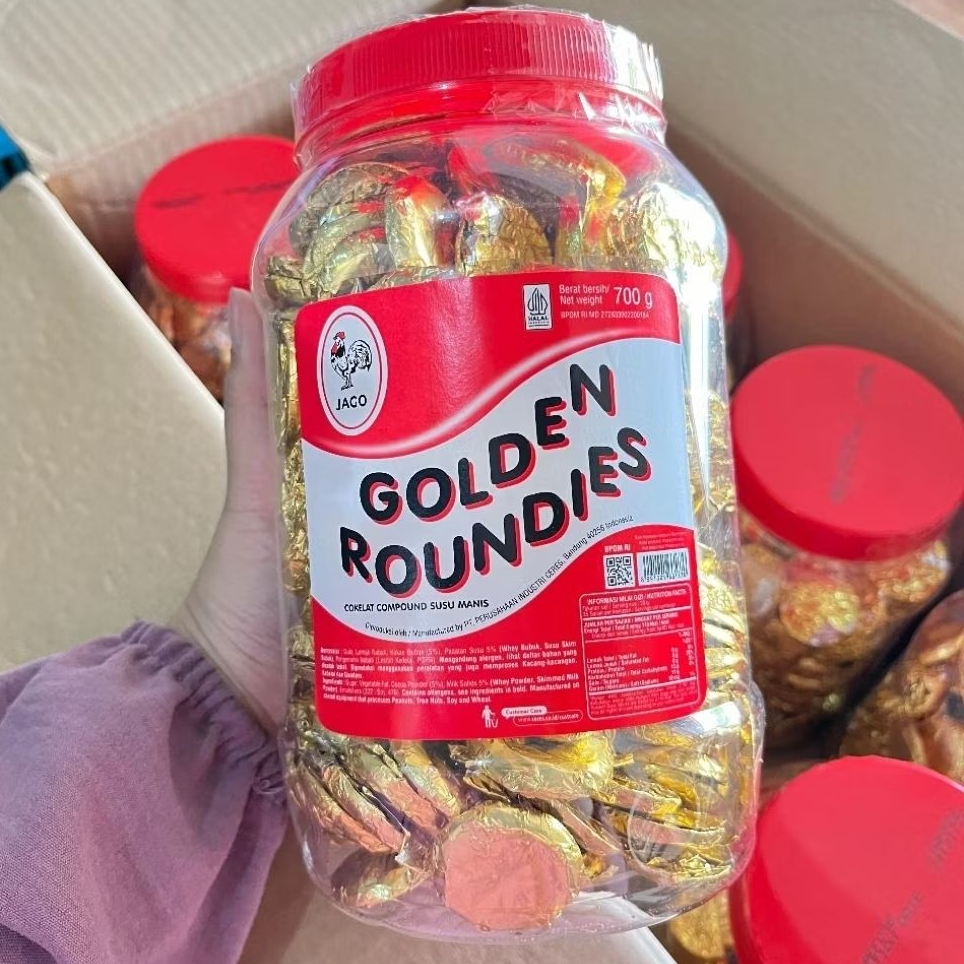 

Cokelat koin golden roundies 950gr