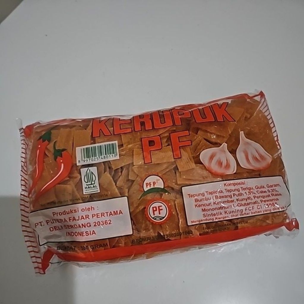 

Kerupuk PF khas Medan 500gr