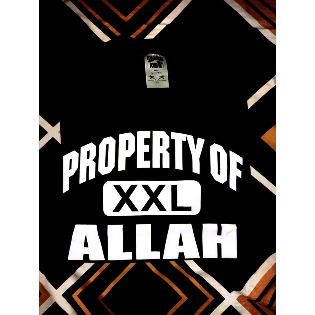 T-SHIRT BY POISONTRIBE PROPERTY OF XXL ALLAH