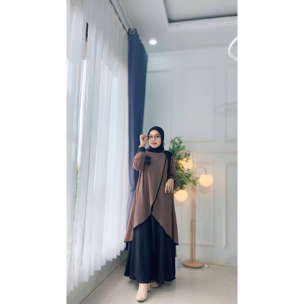Gamis Mewah Lebaran 2026 Daily Outfit Terlaris New Arrival Fashionable Dres Gamis Syari Cocok Untuk