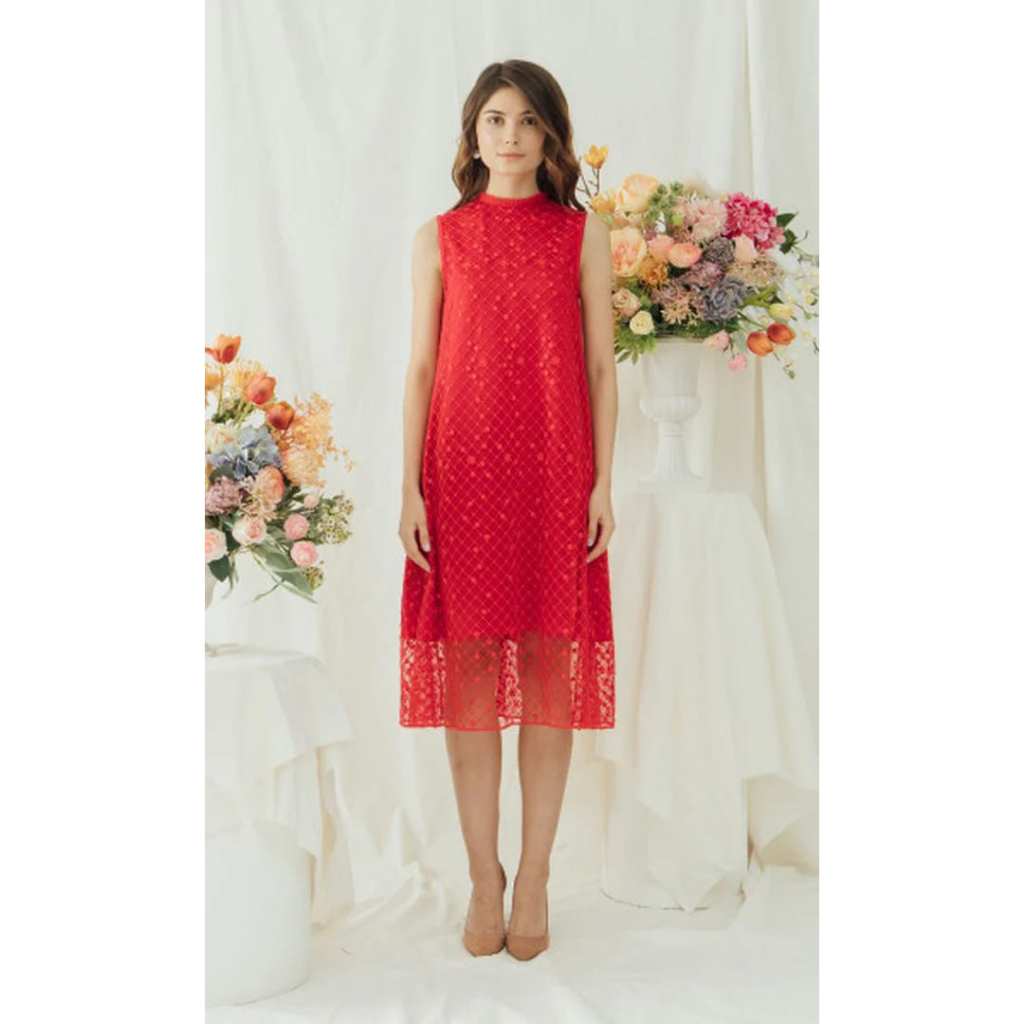 POSHTURE - Hong Dress in Red