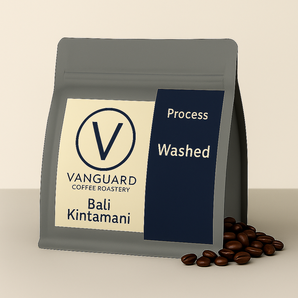 

Vanguard Coffee Roastery – Kopi Arabika Bali Kintamani Washed 100g / 200g | Giling & Biji Utuh