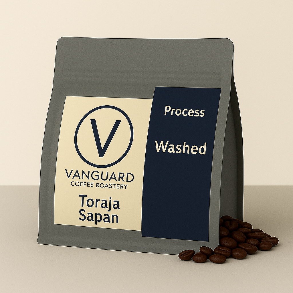 

Vanguard Coffee Roastery – Kopi Arabika Toraja Sapan Washed 100g / 200g | Giling & Biji Utuh