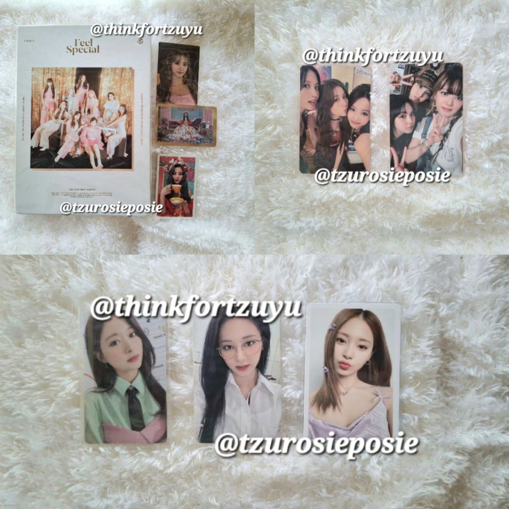 [BACA DESK] album twice feel special monograph photocard unit holder plush once fanmeeting 2023 luck