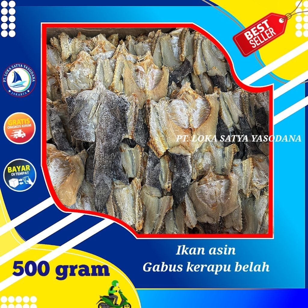 

ikan asin kerapu super 500gram