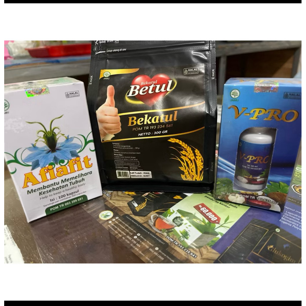 AVB PAKET kombinasi COD AFIAFIT Vpro bekatul