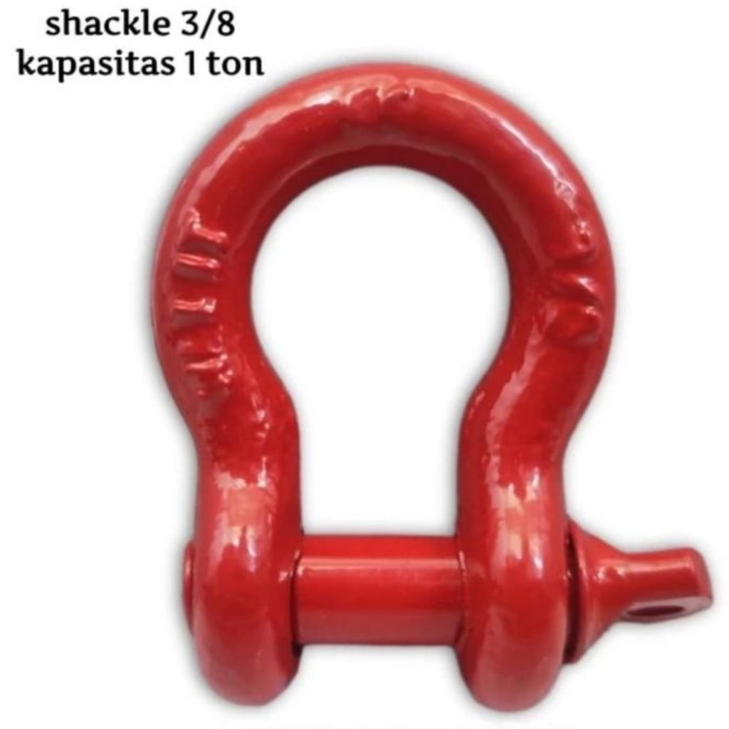 Shackle Omega 3/8 Merah 1 Ton - Shackle Omega 1 Ton