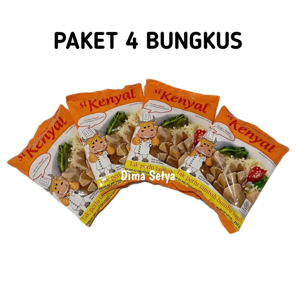 

SiKENYAL tepung bakso adonan komplit 250 gram ( 4pcs )