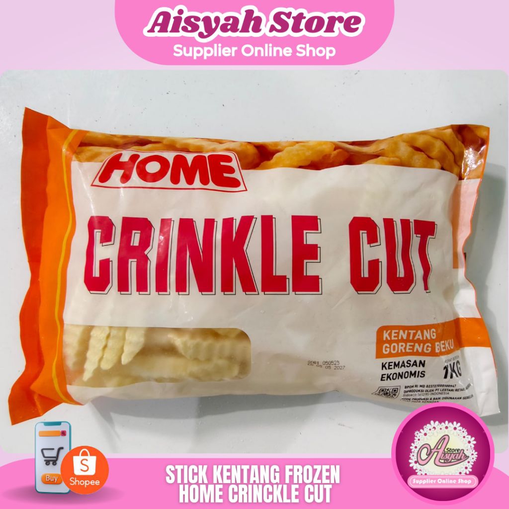 

STICK KENTANG FROZEN HOME CRINKLE CUT 1KG