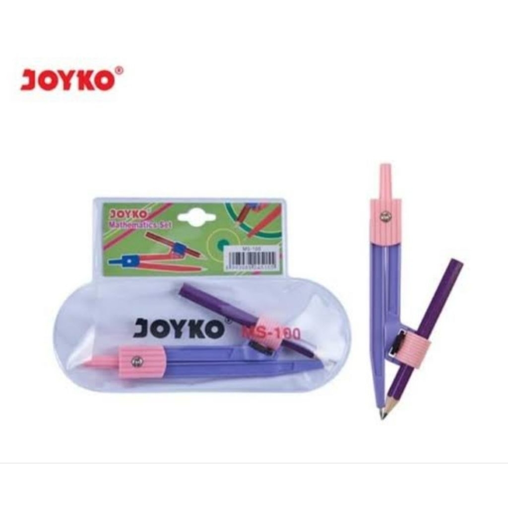 

Joyko Mathematics Math Jangka Set Ms-100 warna warni Lucu Unik Murah