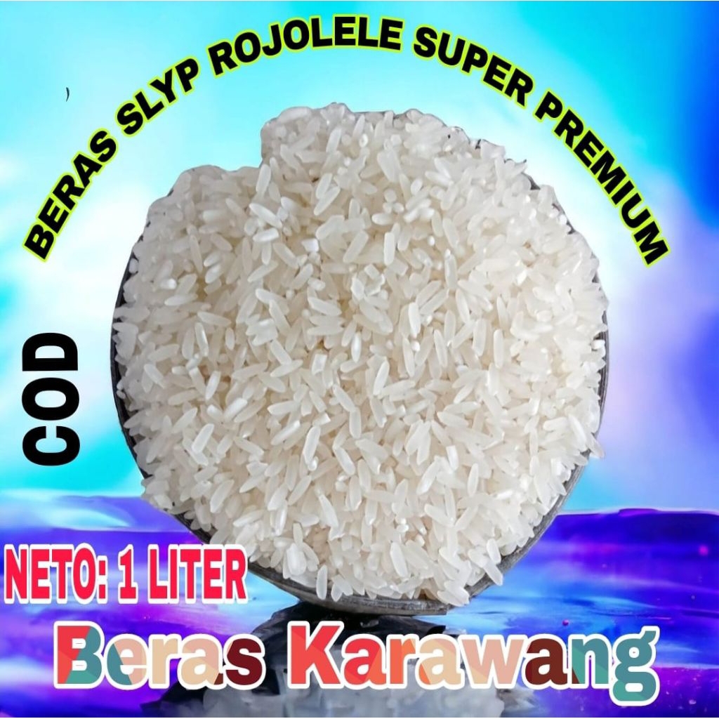 

1LITER BERAS SUPER PREMIUM BERAS BERKWALITAS ENAK PULEN DAN WANGI