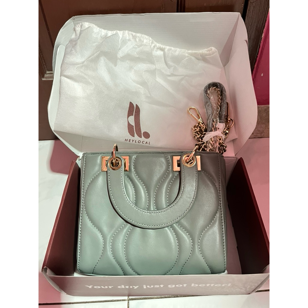 [Preloved] Heylocal Bloom Bag - TEAL