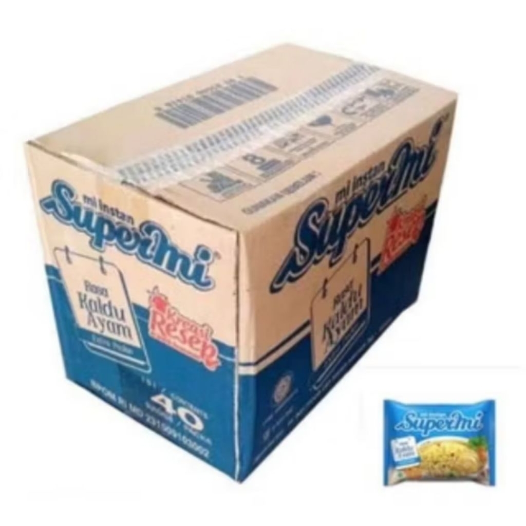 

Supermi Kaldu Ayam 1 Dus isi 40 Pcs