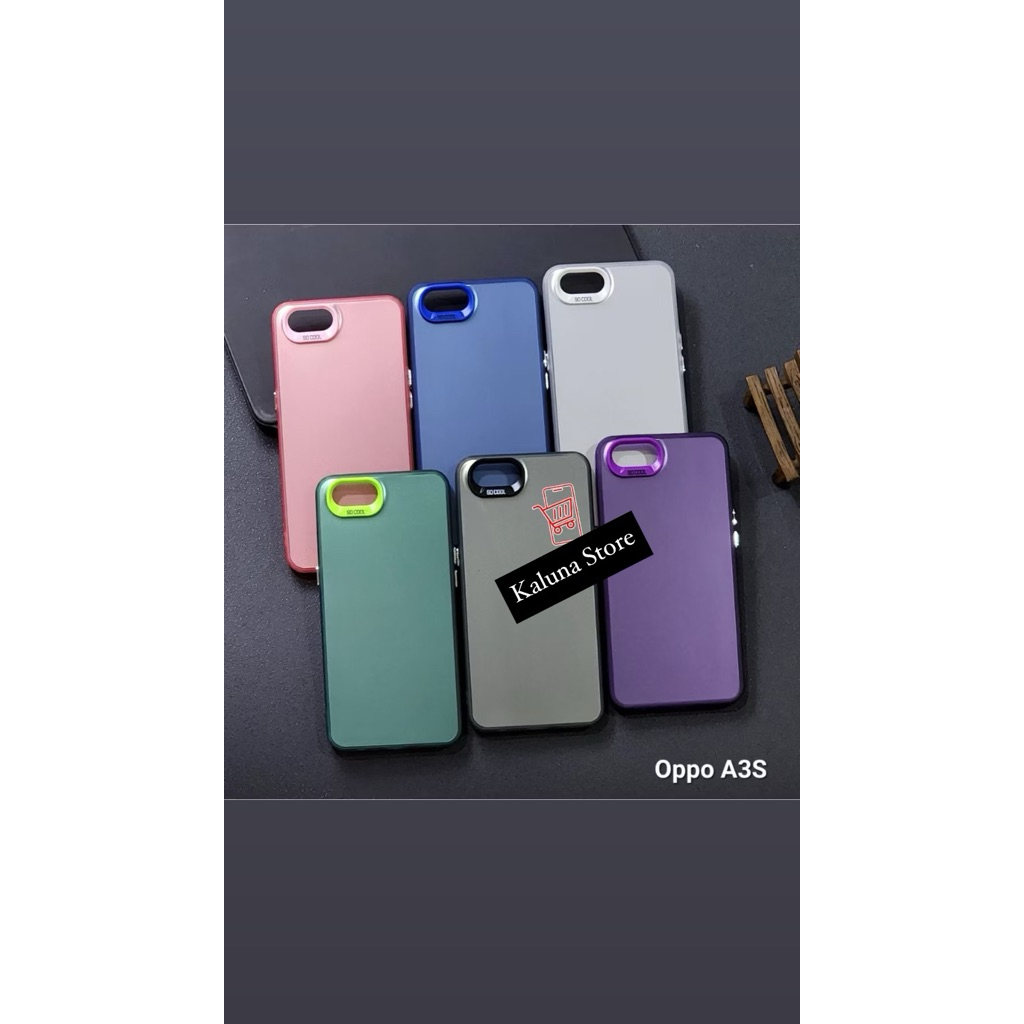 OPPO A3S CASE IMD HYBRID PLATE HOLOGRAM CASE SOCOOL OPPO A3S