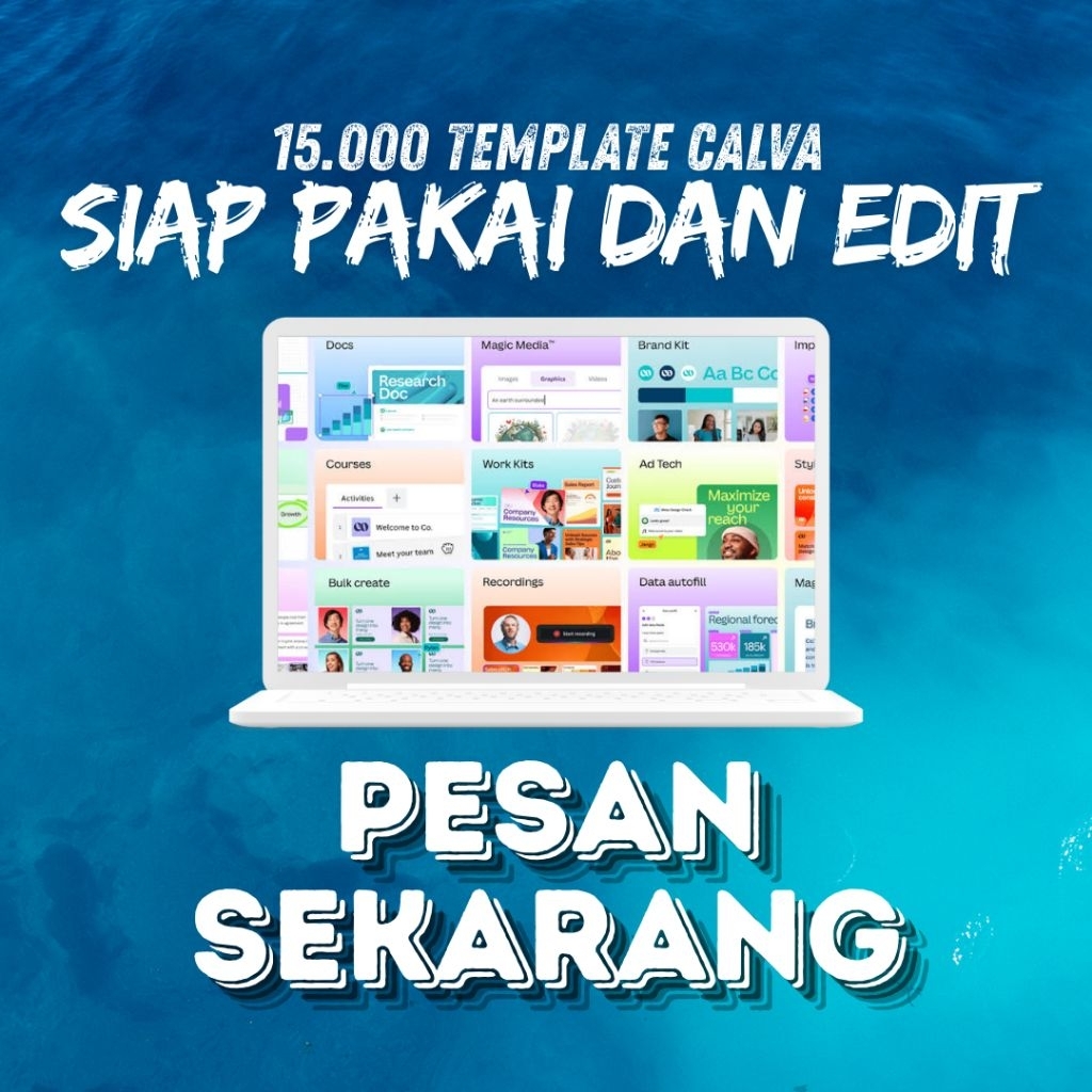 15.000+ Template Canva Bundle Paket PLR 2025