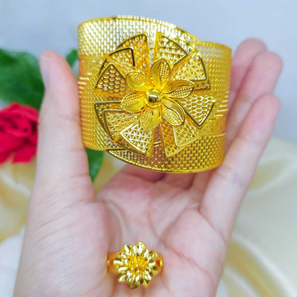 Gelang Kendari Dewasa Kuning 24K 540 / Gelang Kendari gelang kendari satu set set dubai gelang kenda