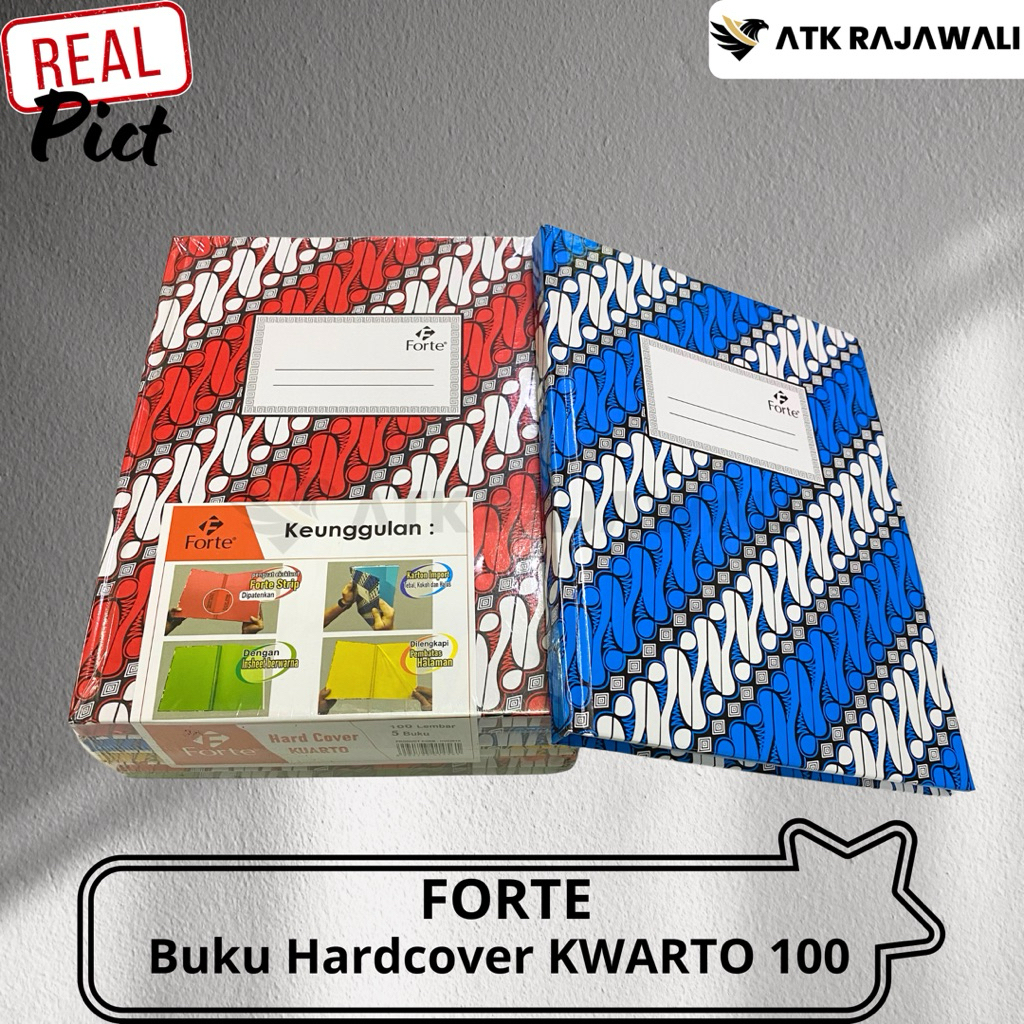 

Buku Hard Cover Forte Kuarto Isi 100 Lembar (Pcs)
