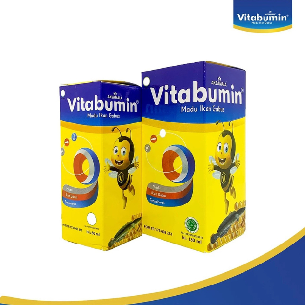 

VITABUMIN 60ml Original Vitamin Madu Ikan Gabus Penambah Nafsu Makan Anak