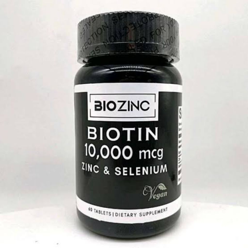 Biozinc Biotin 10,000 Mcg Asli Original