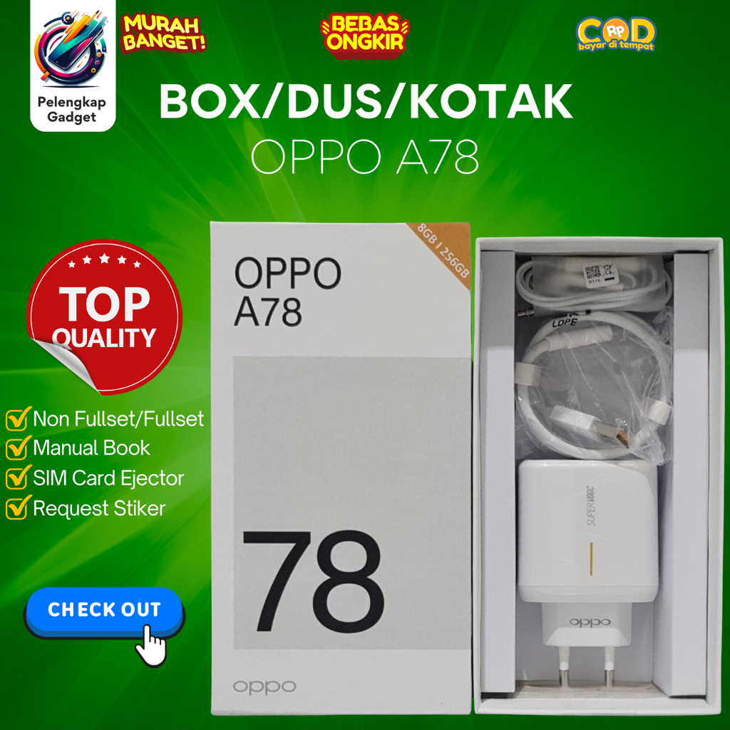 

BOX/DUS/KOTAK OPPO A78 (CHARGER SUPER VOOC 65w ORIGINAL)