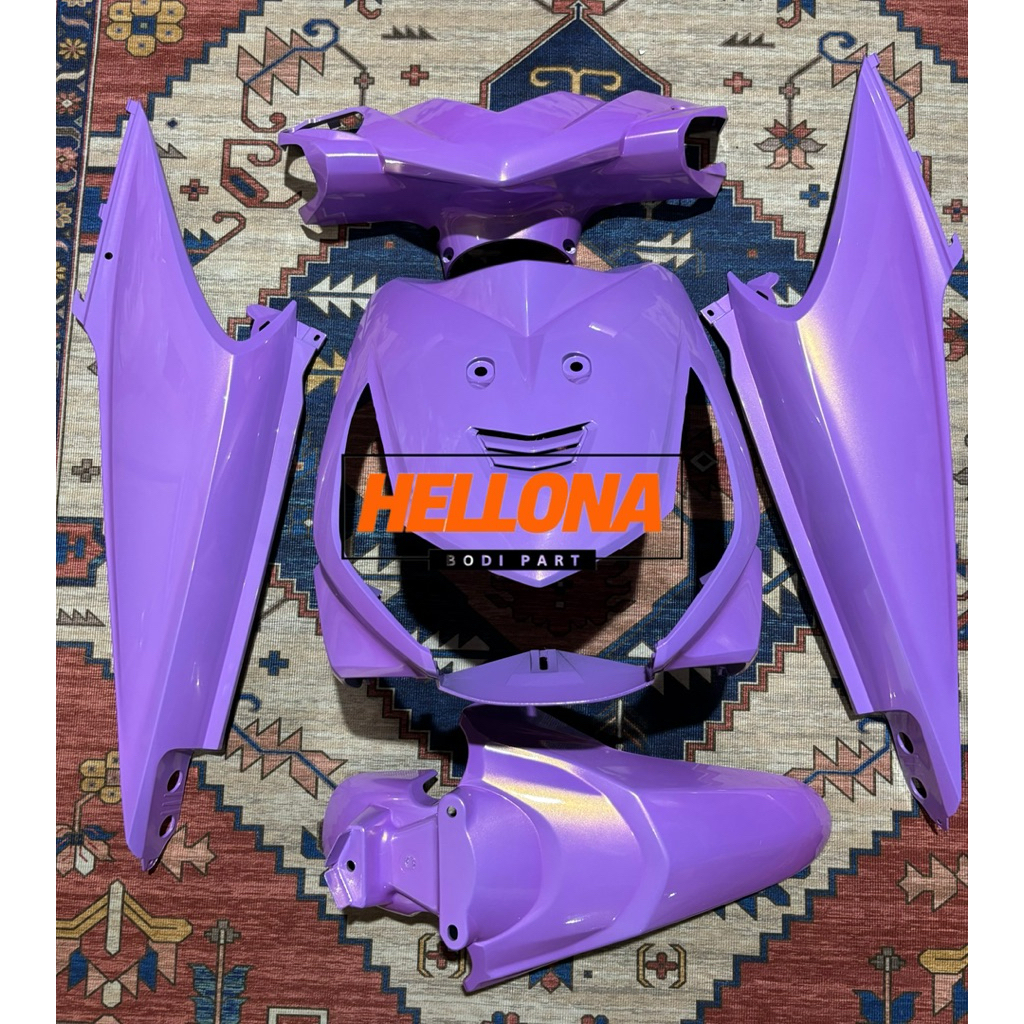 full bodi halus beat karbu ungu lilac lembayung gold - cover bodi halus beat karbu ungu lilac lembay