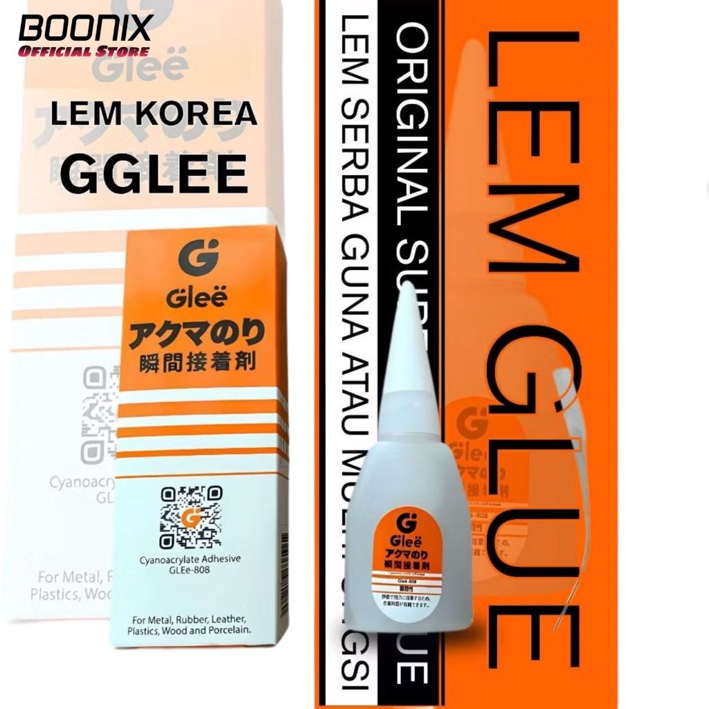 

BOONIX [READY] GLEE LEM SUPER GLUE /LEM G SUPER/LEM CAIR MULTIFUNGSI