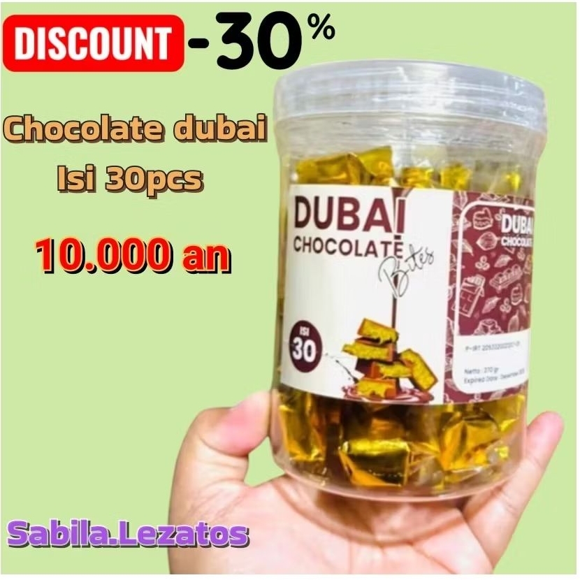 

ISI 30 PCS!!! CHOCOLATE DUBAI BITES TOPLES UKURAN 600ML / COKELAT DUBAI DADU 1 TOPLES ISI 300PCS / JAJALAN CAMILAN ENAK DAN MURAH ANAK-ANAK JAMAN NOW