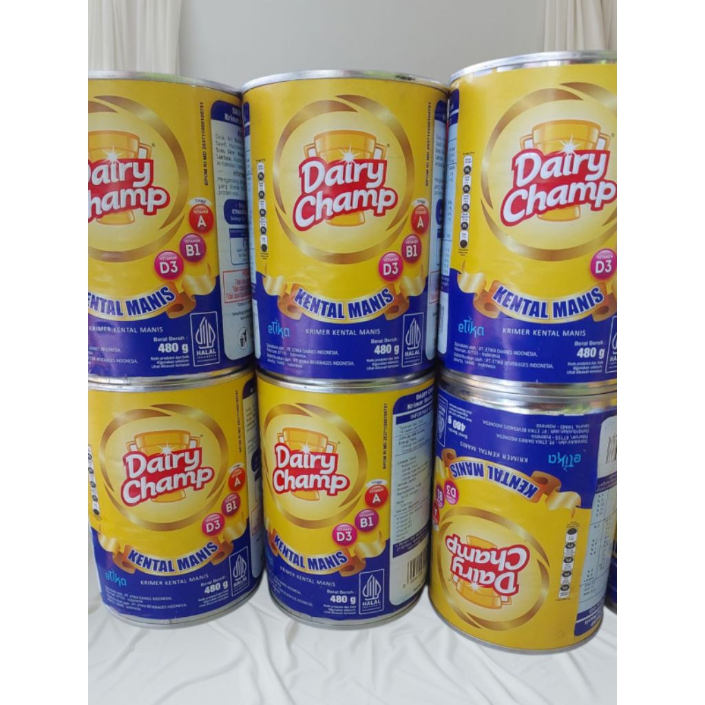 

susu krimer kental manis dairy champ 480gr