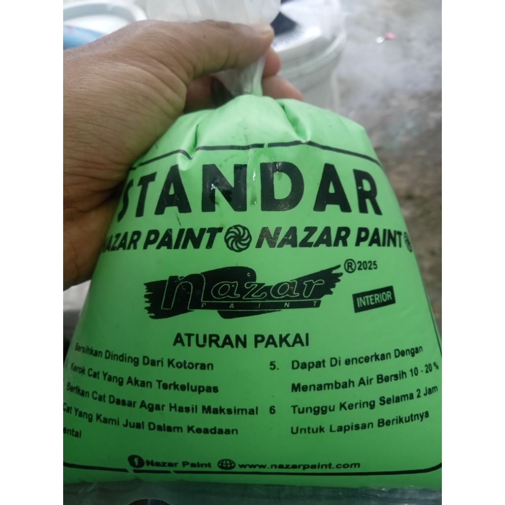 CAT KILOAN NAZAR PAINT STANDART 1kg hijau tosca