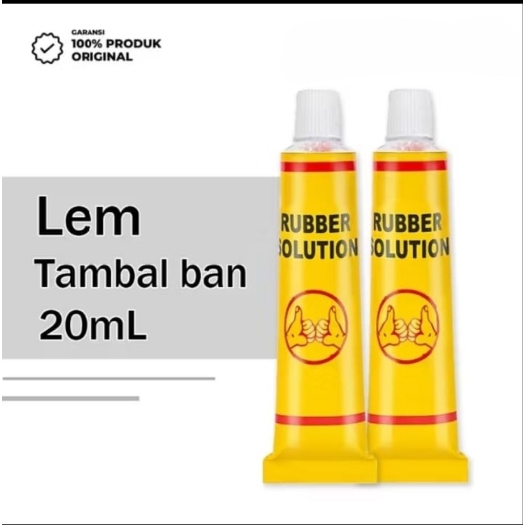 Lem Ban / Lem Tip Top / Lem Tambal Ban / AlatTambal Ban sepeda motor mobil