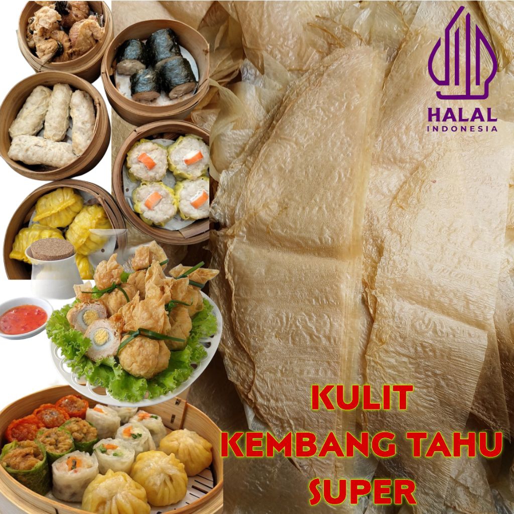 

Kulit Kembang Tahu untuk aneka masakan Kiloan/kulit kembang tahu kering