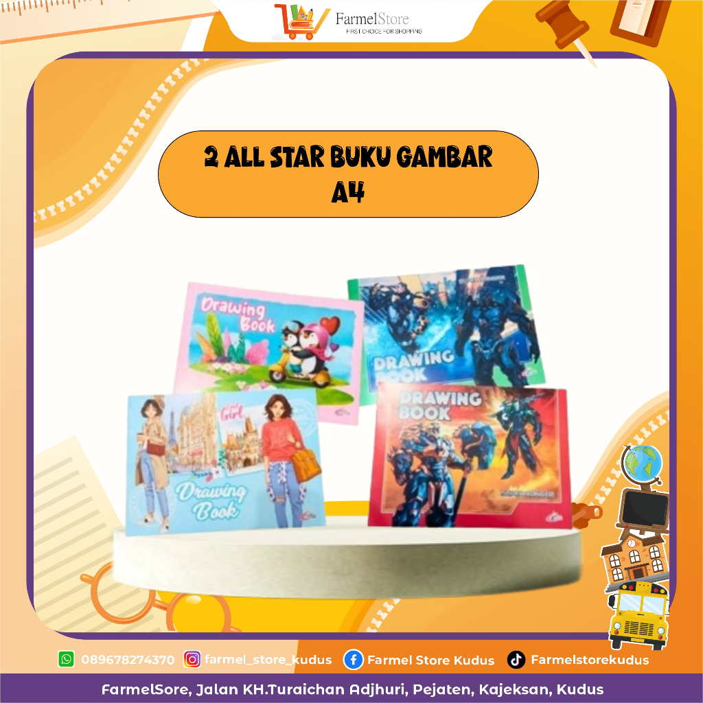 

Buku Gambar All Star A4