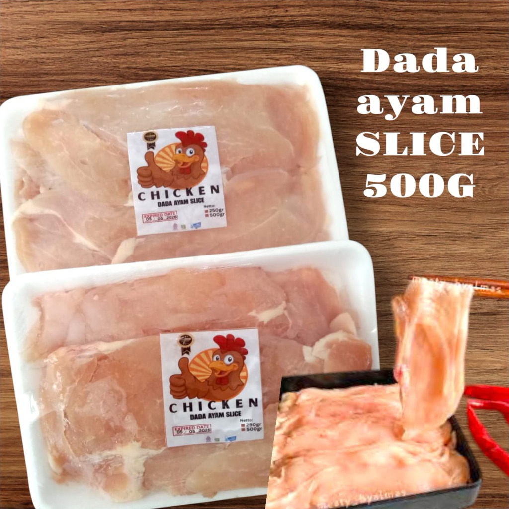 

Dada ayam slice 500gr