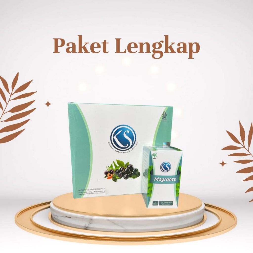 Paket LANGSING ANTI GAGAL KS Magrante - Pelangsing Herbal BPOM Obat Diet Alami Penurun Berat Badan