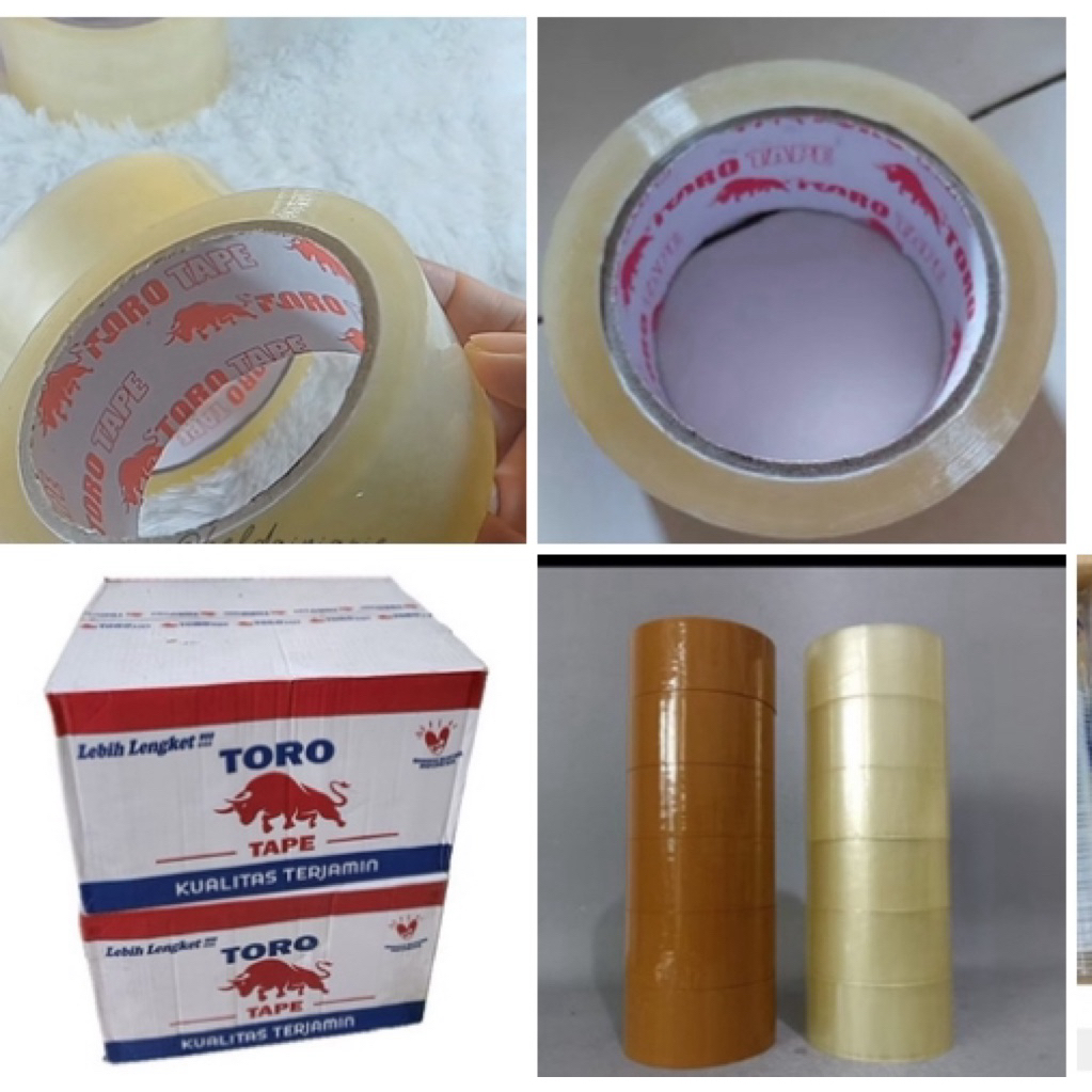 

Lakban Bening Transparan 45 mm 90 Yard Asli 70 Meter Tape