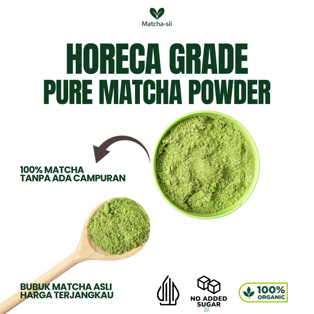 

HORECA MATCHA | 100% Pure Matcha | untuk Paket Bisnis Matcha Harga Miring | Culinary Premium Grade by Matchasii