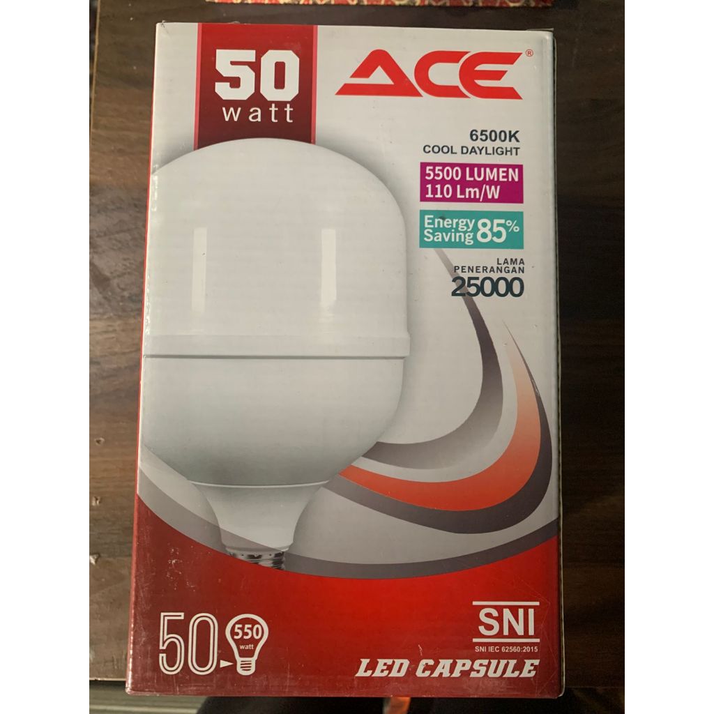 Bohlam Lampu ACE LED 50W