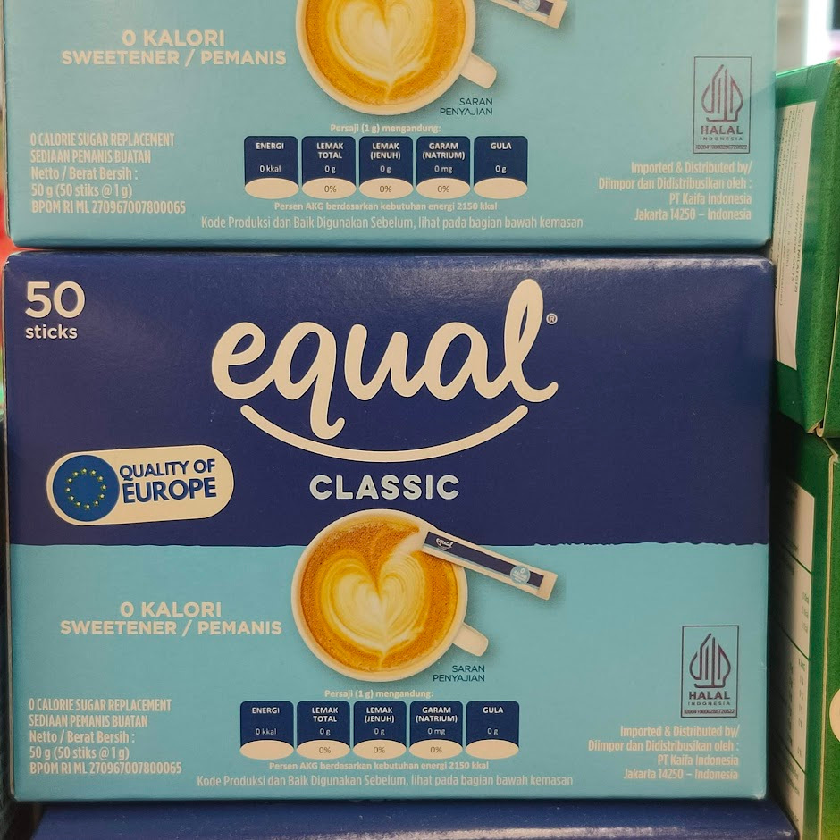 

EQUAL Classic 50's Pemanis 0 Kalori