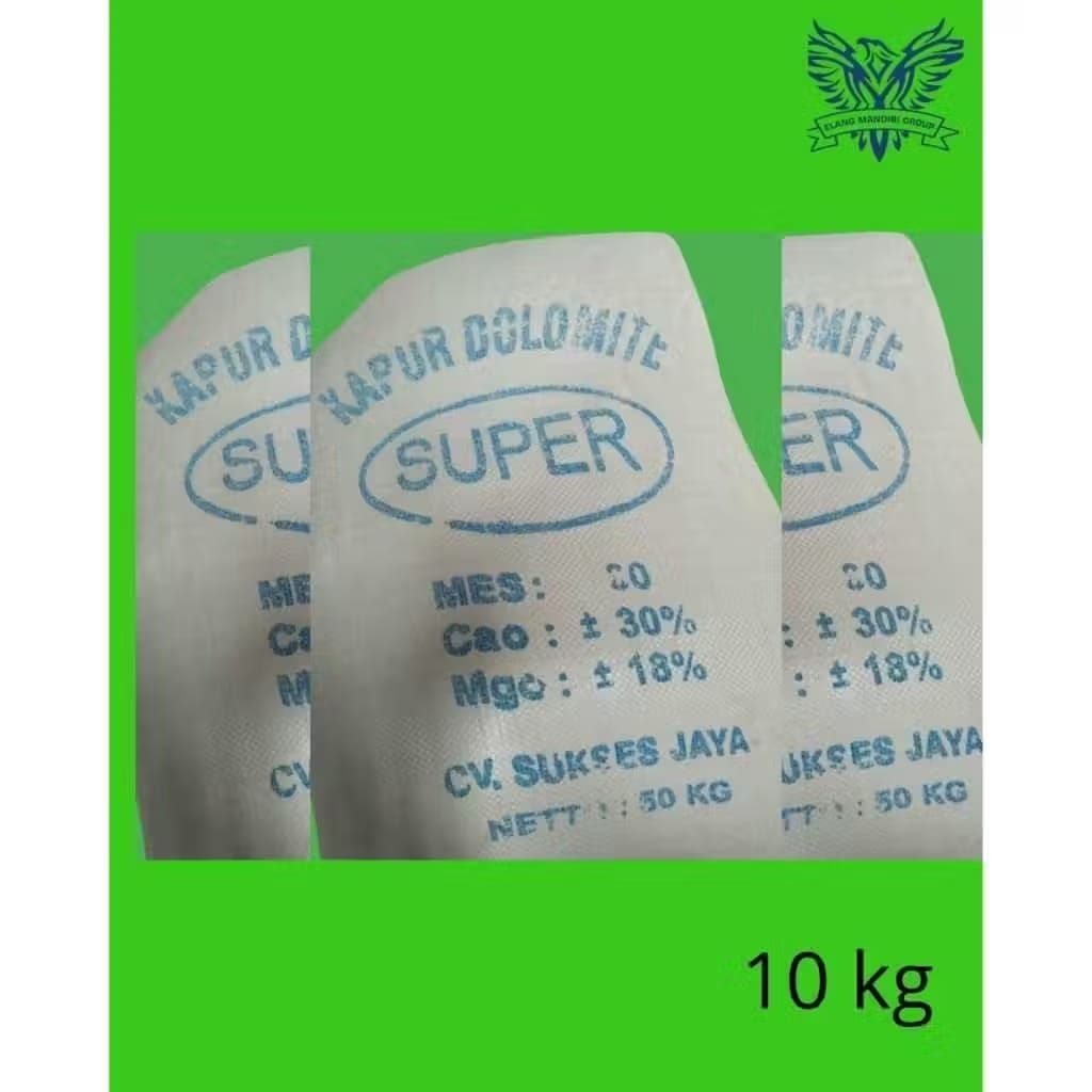 Dolomite Super 10kg Unsur Hara Kalsium Menaikan PH Tanah