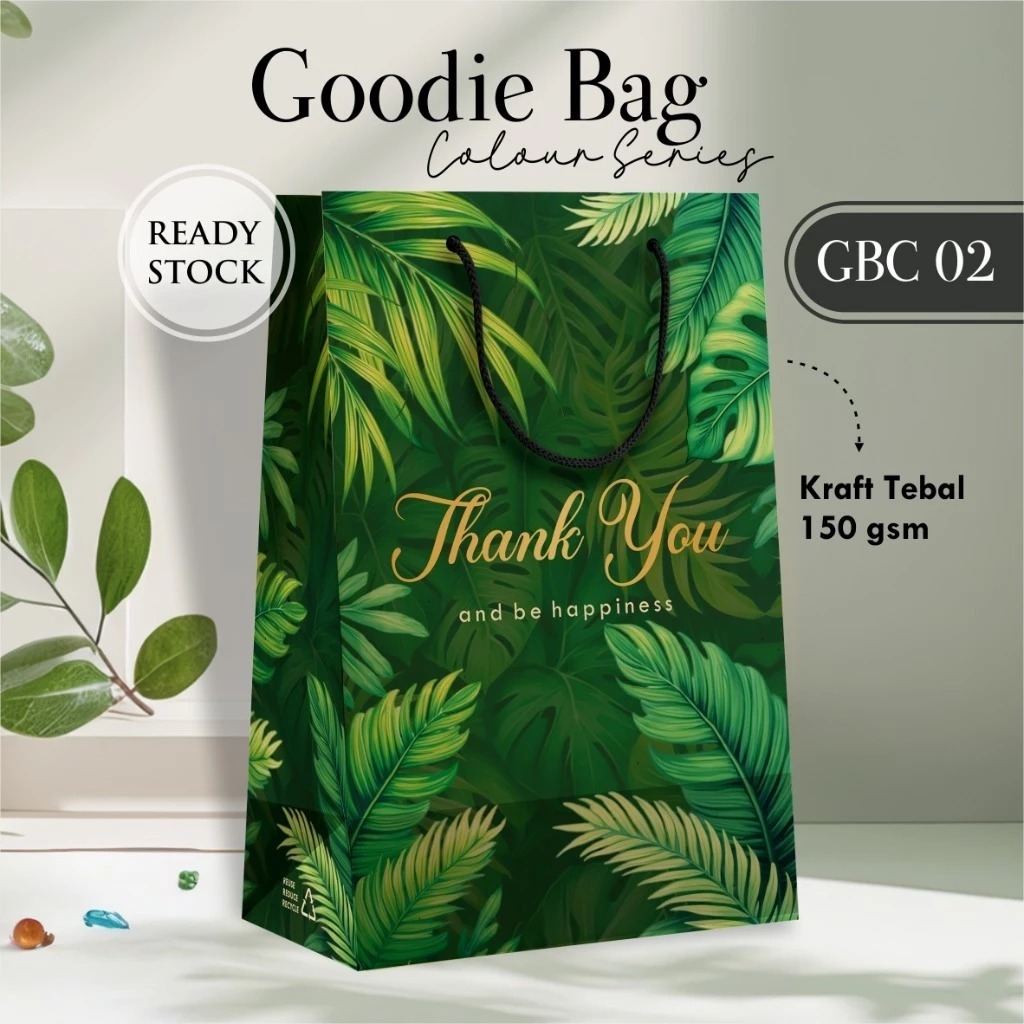 

[12PCS] Tas Souvenir premium - Goodie bag - Pembungkus Kado & Kemasan - Gift Kantong GBC 01