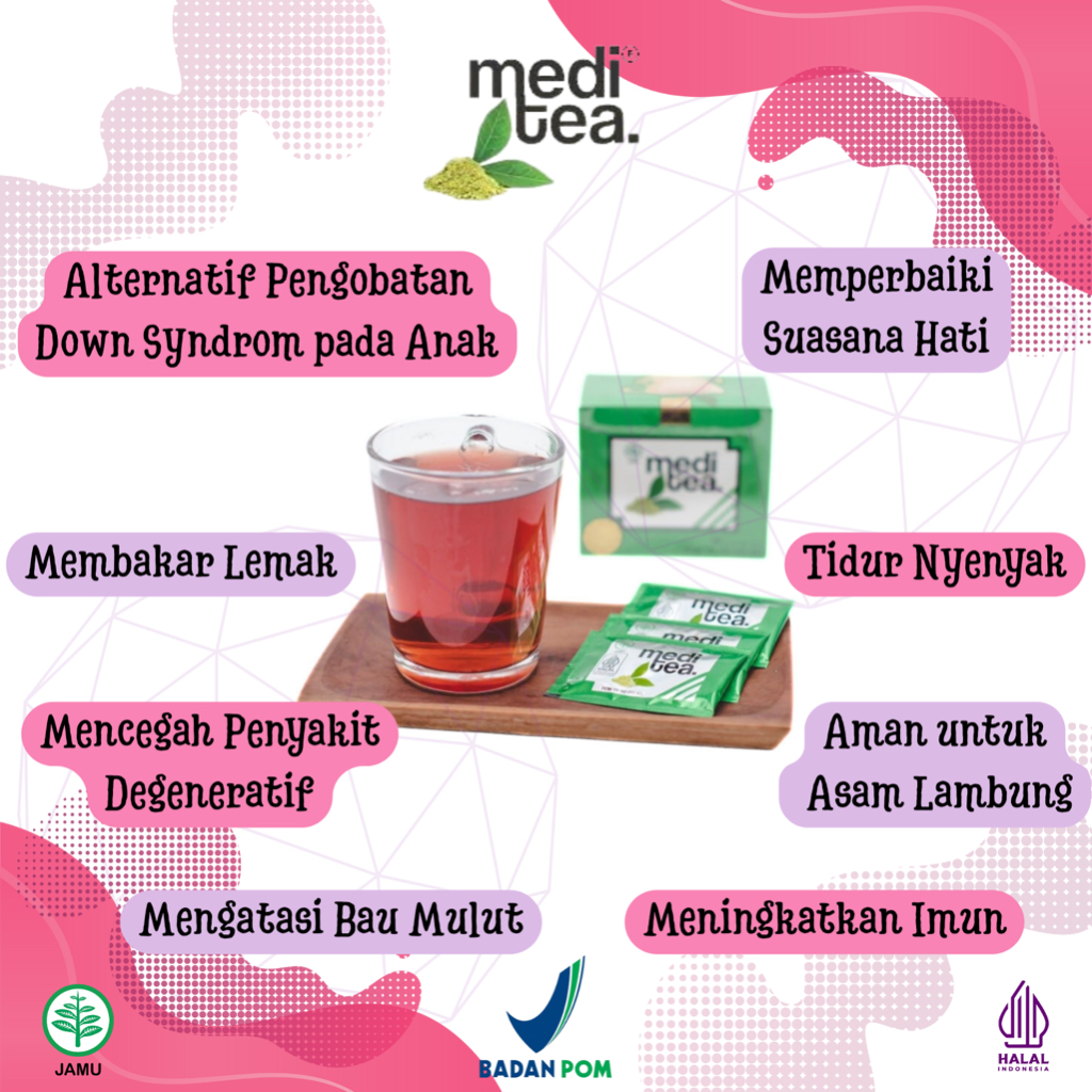 

MediTea - Teh Herbal Atasi Penyakit Wanita, Menurunkan Berat Badan FREE GIFT