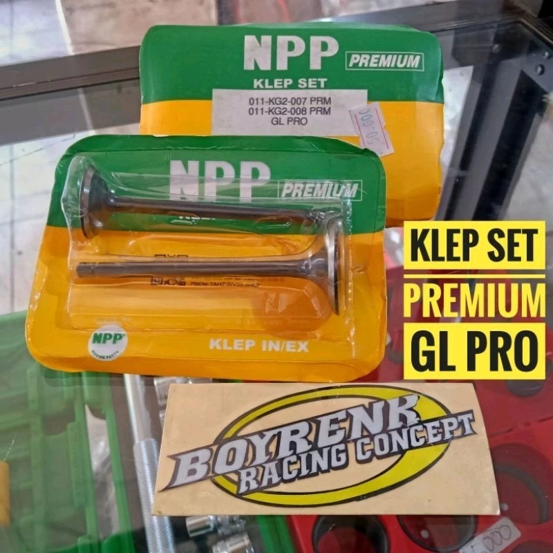 VALVE SET KLEP SET PAYUNG KLEP IN EX GL PRO GL SERIES NPP-BOYRENK