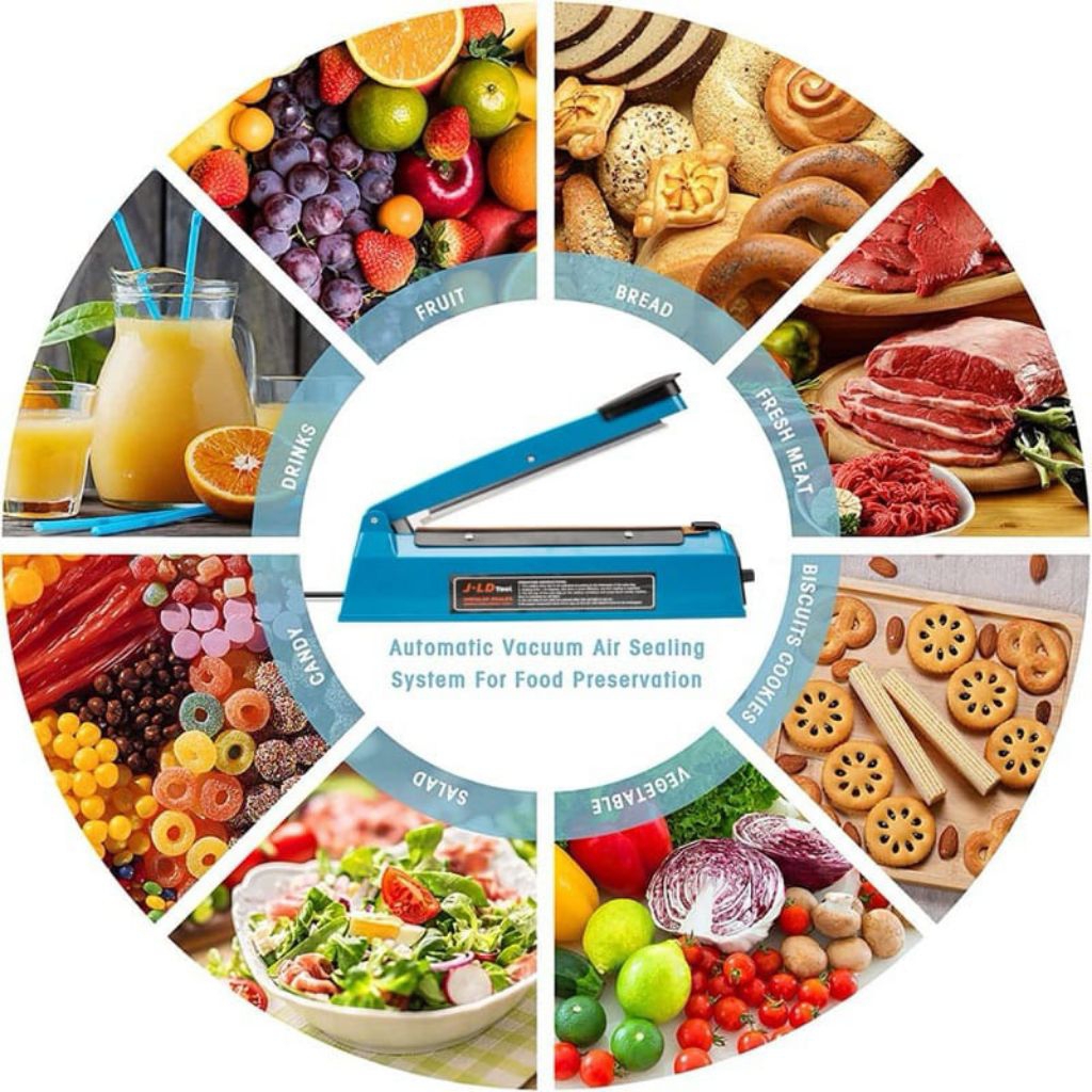 Alat Press Plastik Impulse Sealer 20Cm - alat pres Perekat plastik -  Alat Press Perekat Plastik 20c