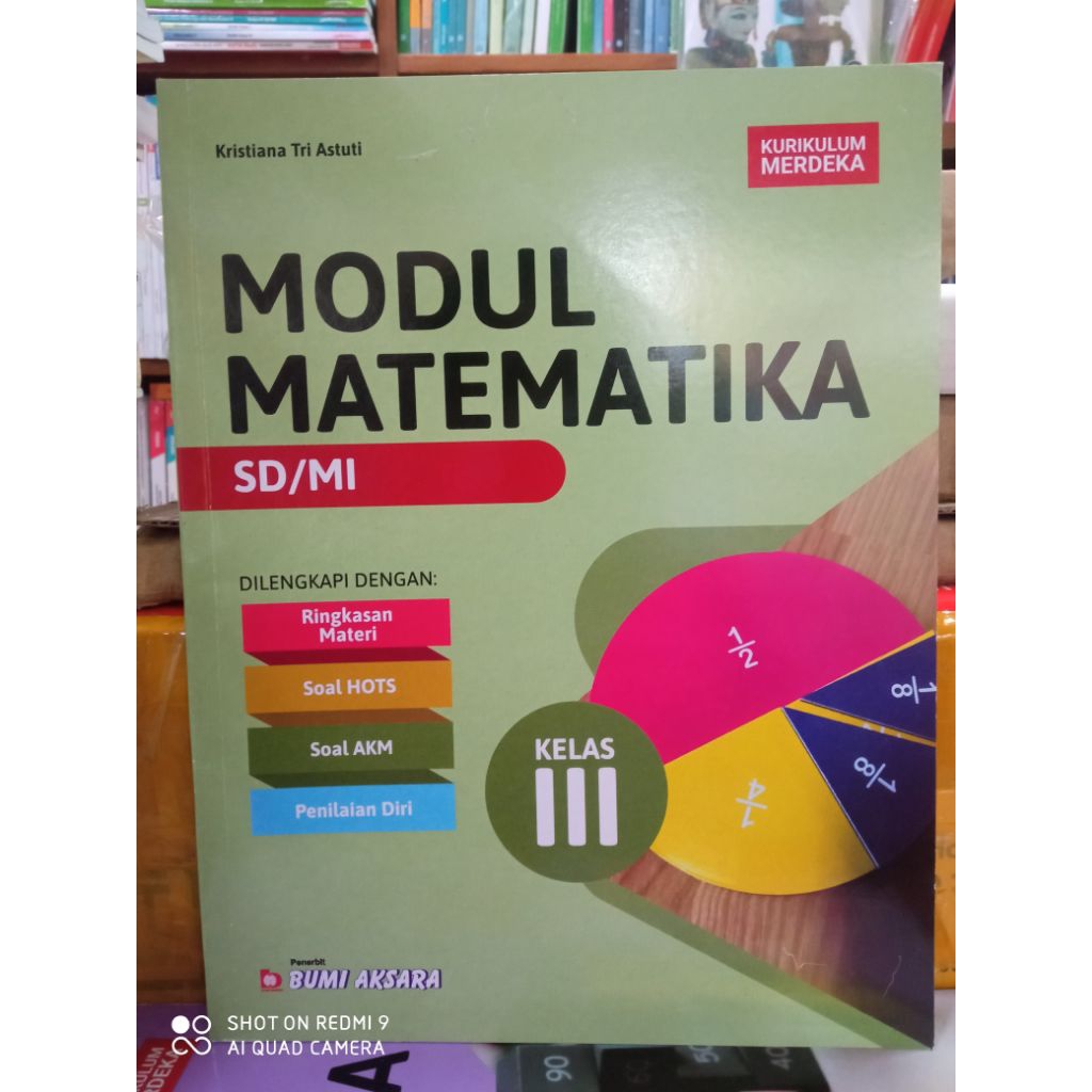 Buku modul matematika untuk SD kelas 3 kurikulum merdeka bumi aksara