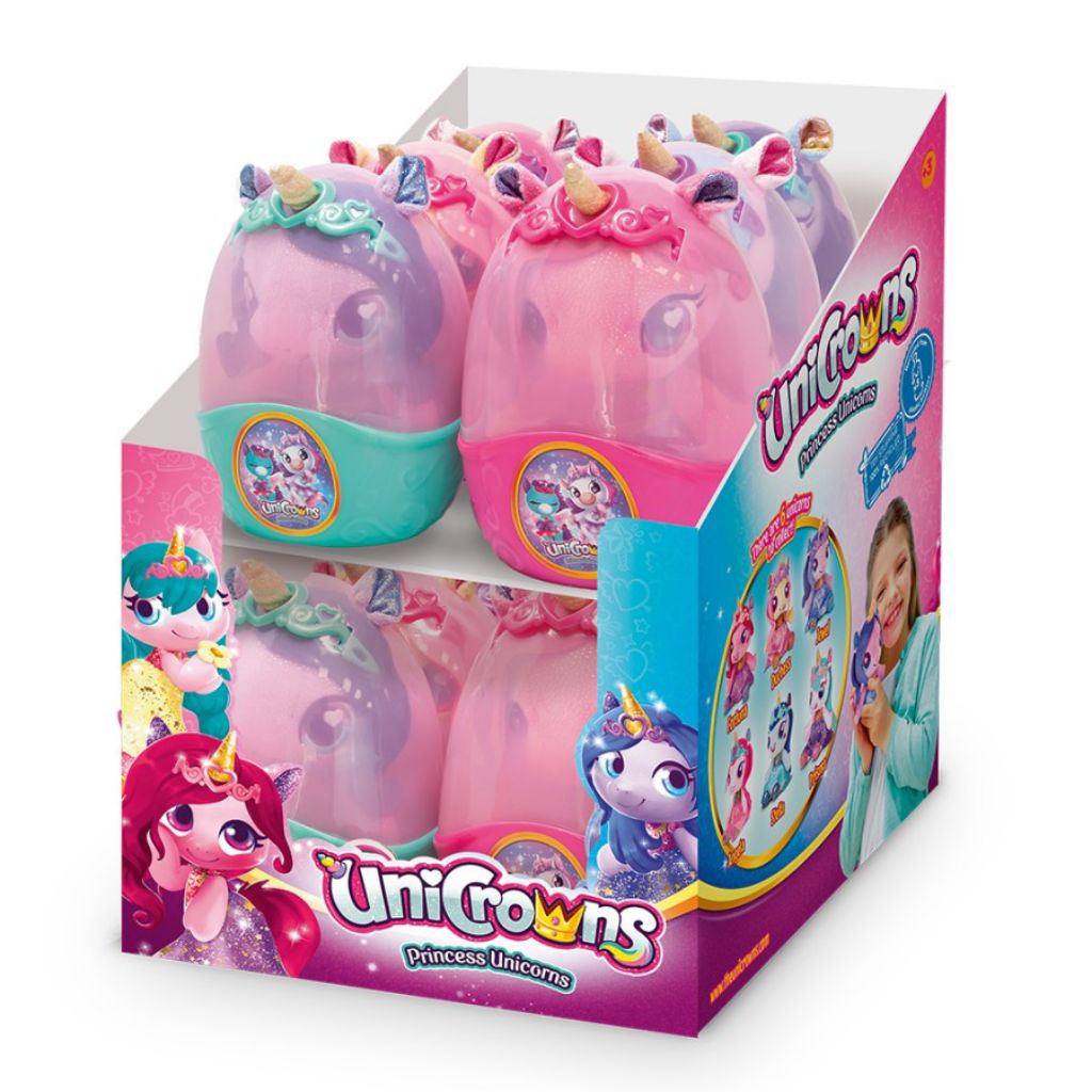 Crackin Egg Unicrown Princess Unicorn Toy.. Crystal Egg Mainan Telur Kristal Boneka