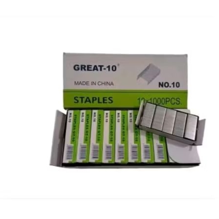 

YOEKER REFILL ISI STAPLES NO.10 ISI 1000 PCS | ISI STEPLES SERBAGUNA