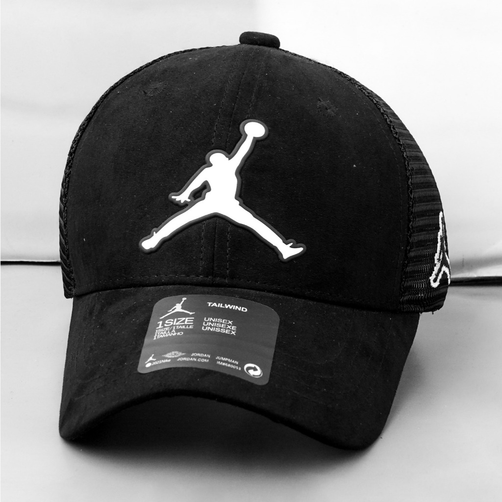 Topi Snapback  Air Jordan Trucker Topi Pria Jaring Import Mirror Original